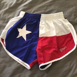 Texas flag shorts